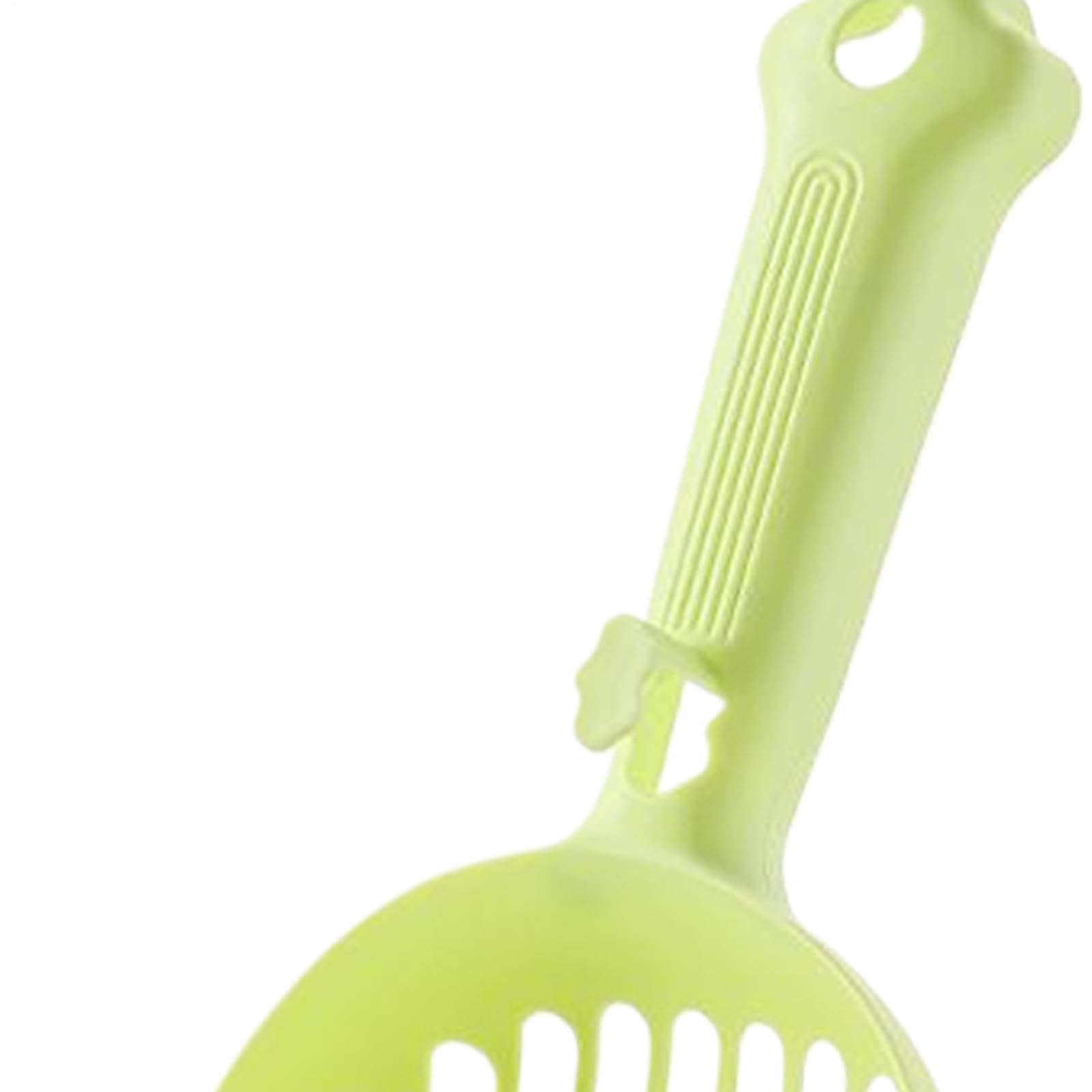 Paletta per lettiera, Pala setaccio ergonomica con Manico Lungo for Animali Domestici, Pulizia efficiente, casa, Facile da Usare in Interni(Green)