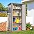 U-MAX Resin Outdoor Storage Cabinet Waterproof with Adjustable Shelves, Vertical Tall Plastic Storage Shed with Reinforced Floor, All Weather Sheds & Outdoor Storage Clearance with Base for Outside