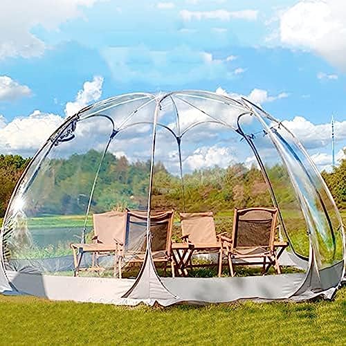 Transparentes Zelt im Freien, Bubble House Camp Star Zelt, 4–6 Personen, Iglu-Kuppel, Garten, Terrasse, Überdachung, Unterschlupf, Warmer Wintergarten im Winter