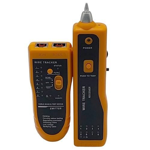 Docooler Buscador de línea de red POE de bajo voltaje fuerte capacidad a prueba de atascos, estable y eficiente, amarillo