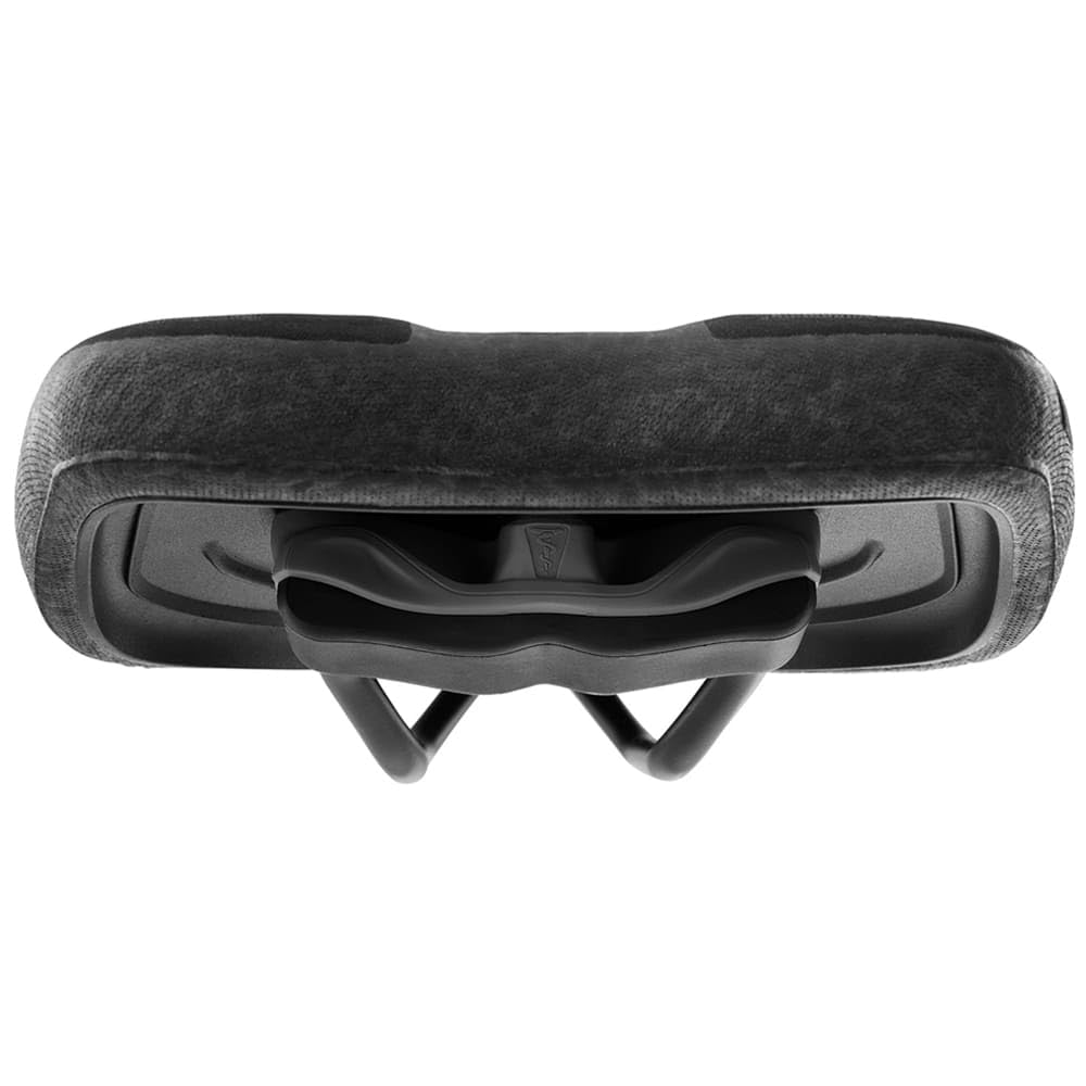 SQlab Unisex – siodełko rowerowe 6OX Infinergy 2.1 MTB dla dorosłych, czarne, 16 cm