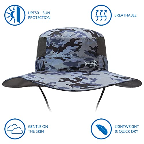 Image of BASSDASH UPF 50+ Sun Fishing Hat Water Resistant with Detachable Neck Flap