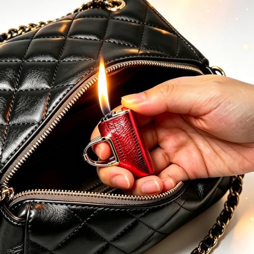 Encendedores soplete recargables en bolsa roja pack x2 miniatura 4
