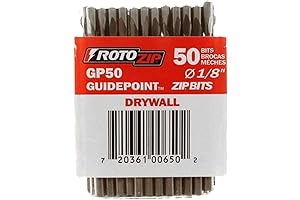 GP50 1/8-Inch Drywall Guidepoint Cutting Bits: Precision Cutting for Roto Zip Spiral Saws