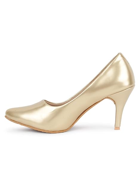 Amazon gold pumps Clearance