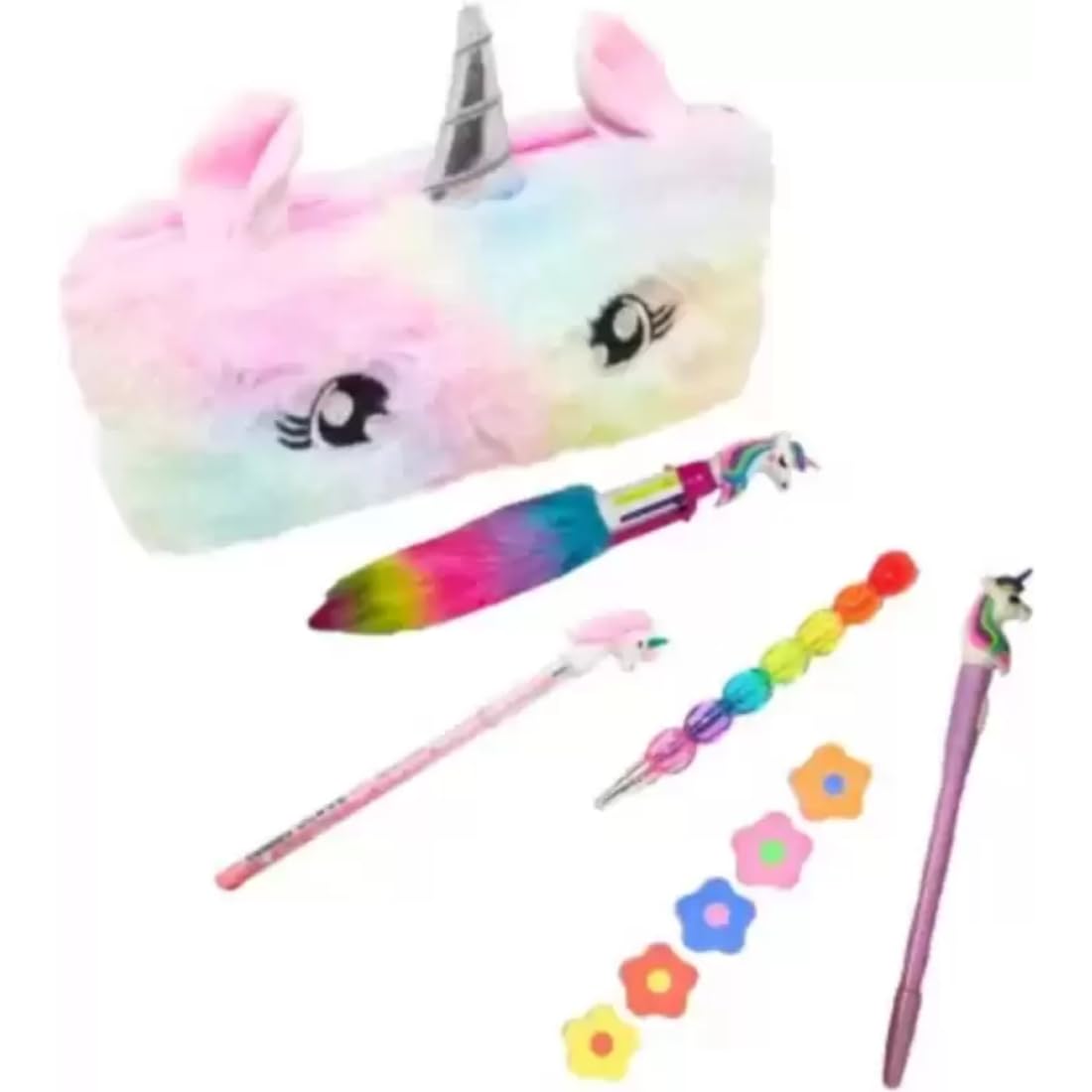 Taufa Villa Polyester Unicorn Pouch For Girls With Stationery Unicorn Pencil Pouch Combo Unicorn Stationery Set For Girls Unicorn Pouch For Girls, Pencil Box For Girls (Pack Of 6) - Multicolor (B0CDSB4WFG) Amazon Price History, Amazon Price Tracker