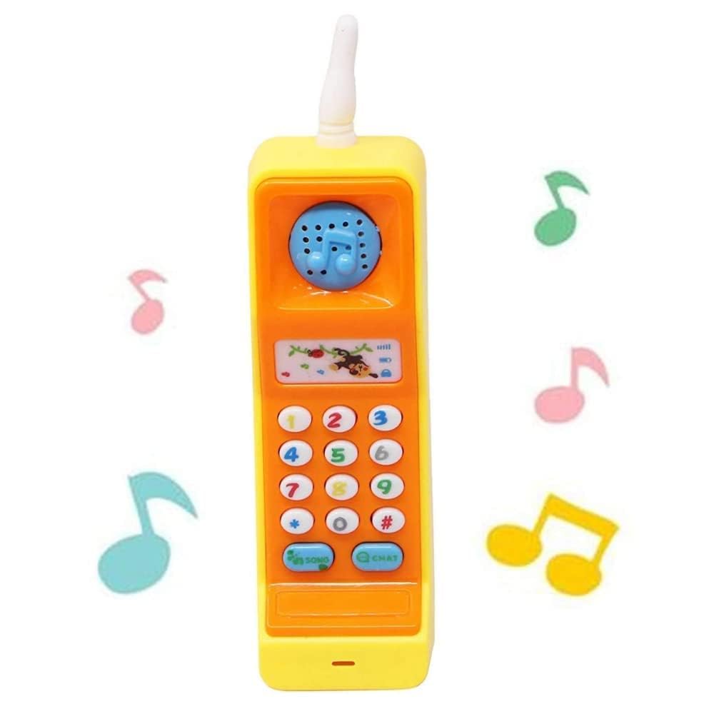 Dherik Tradworld Phone for Kids - Musical Cordless Mobile Phone with Light and Sound Baby Funny Phone Toy Educational Call Chat Learning Smart Phone for Children Musical Cartoon Mini Phone (B0CS6SGNLM) Amazon Price History, Amazon Price Tracker