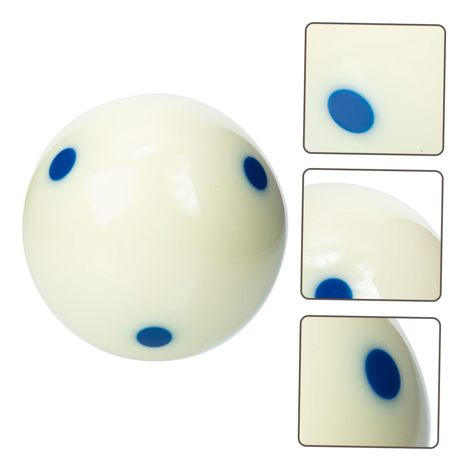 Mikikit Professional Billiard Balls Resin Balls 5.72cm Marking for Improved Gameplay