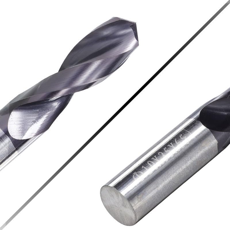 Punte Da Trapano Per Pistola Al Tungsteno Con Punta Elicoidale Per Tornio CNC,12X45X75