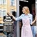 Open and Closed business hours signs, double-sided open closed signs, replaceable time business hours hanging decor, coffee bars, store, hotels, restaurants, doors, windows, glass walls