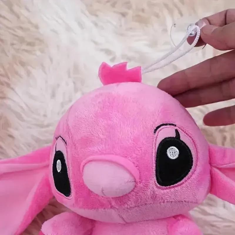 Image of Stitch Soft Toy with Angel for Girls Pink Stitch plushie Teddy Bear Gift for Girlfriend Stuffed Animal Kuala Plush Toys plushies Combo Gifts 30 cm