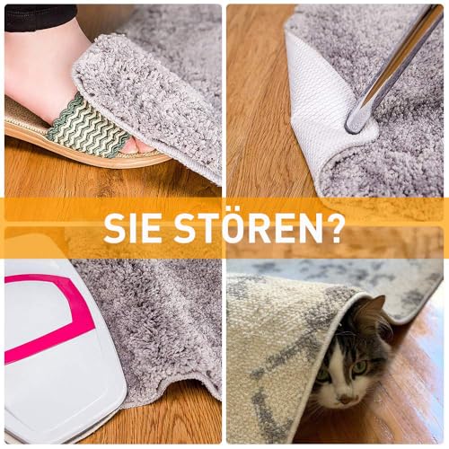 Home Techpro Rutschfester und waschbarer Greifer Vacuum Tech – Neue Materialien zum Schutz vor Kräuseln; halten Sie Ihren Teppich an Ort und Stelle