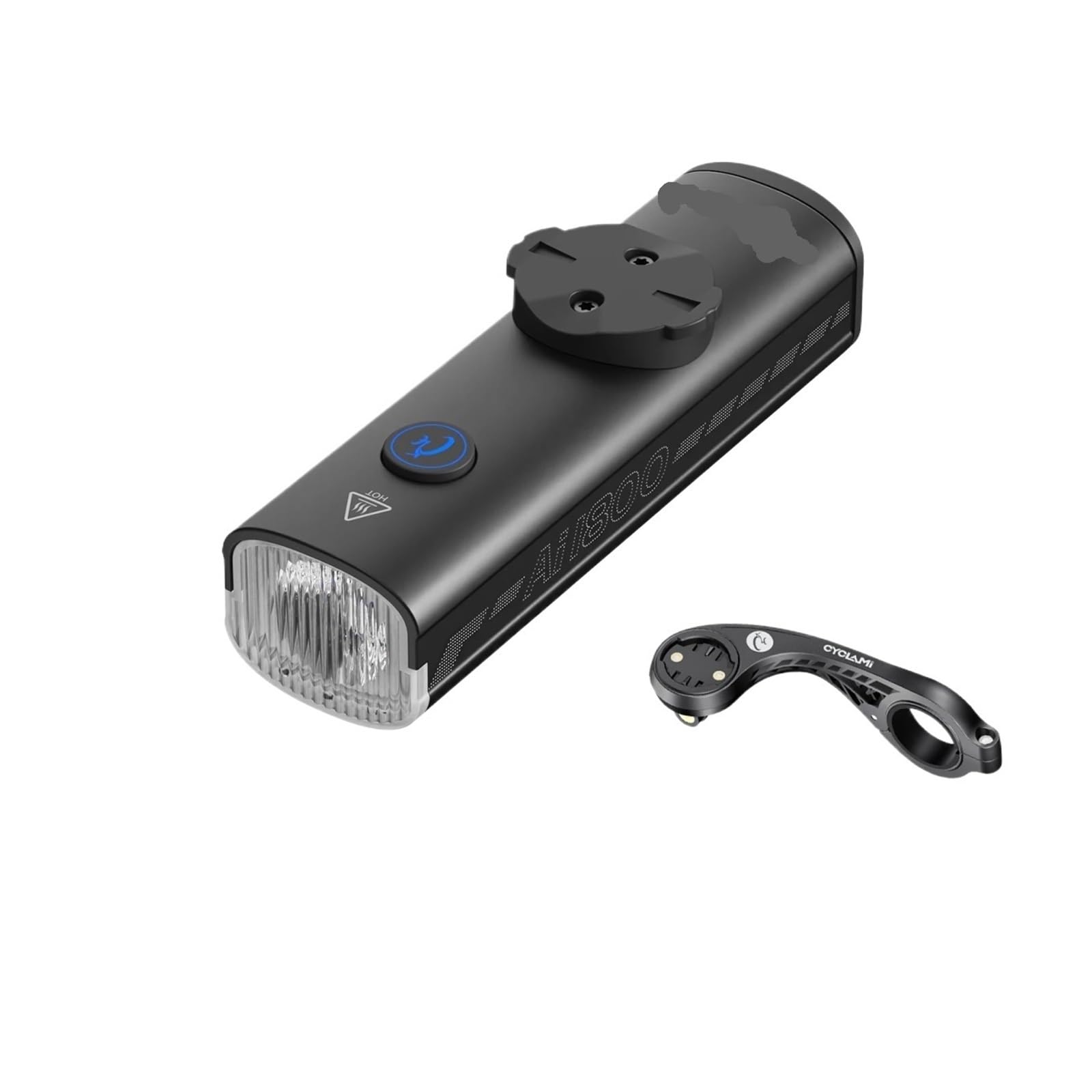 1 Uds AI1800 1800LM luz de Cabeza de Bicicleta de aleación de Aluminio