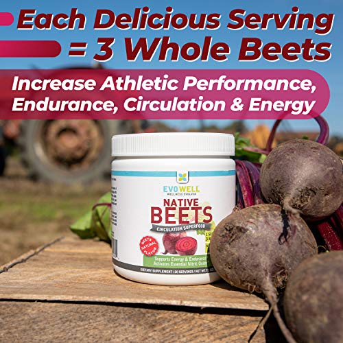EVOWELL-Native-Beets-Circulation-Superfood-Supports-Energy-and-Endurance-White-71-Ounce