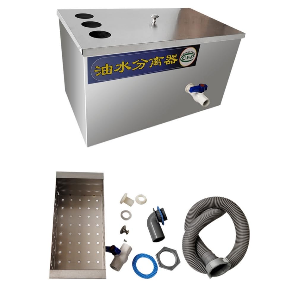 Amazon｜Sarinyグリストラップ台所油水分離器 ステンレス製 油水分離器