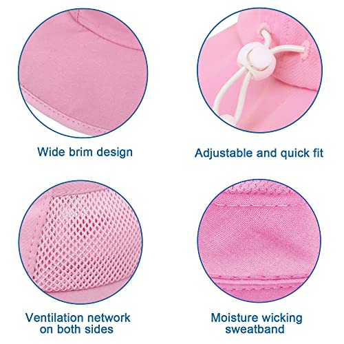 Simplikids Pink Baby Sun Hat Kids Sun Hats With Uv Protection For Girls Toddler Sun Hat Girl Sun Hat For Beach Swim Travel Pink 2-6 Years #TOP5