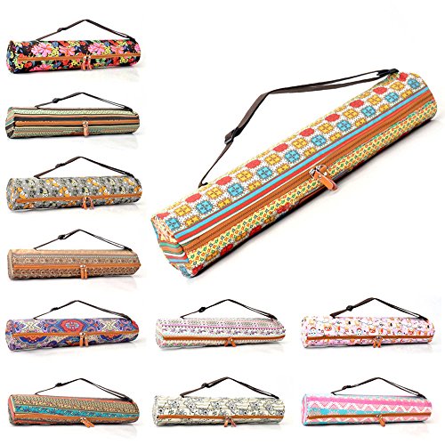 #DoYourYoga ® Sac de yoga » Sunita « / idéal pour matelas de yoga grande Taille 180 cm x 64 cm x 0,6 cm /élégant confortable et agréable à porter / disponibles en différentes formes & couleurs / / Motif 1 Cover