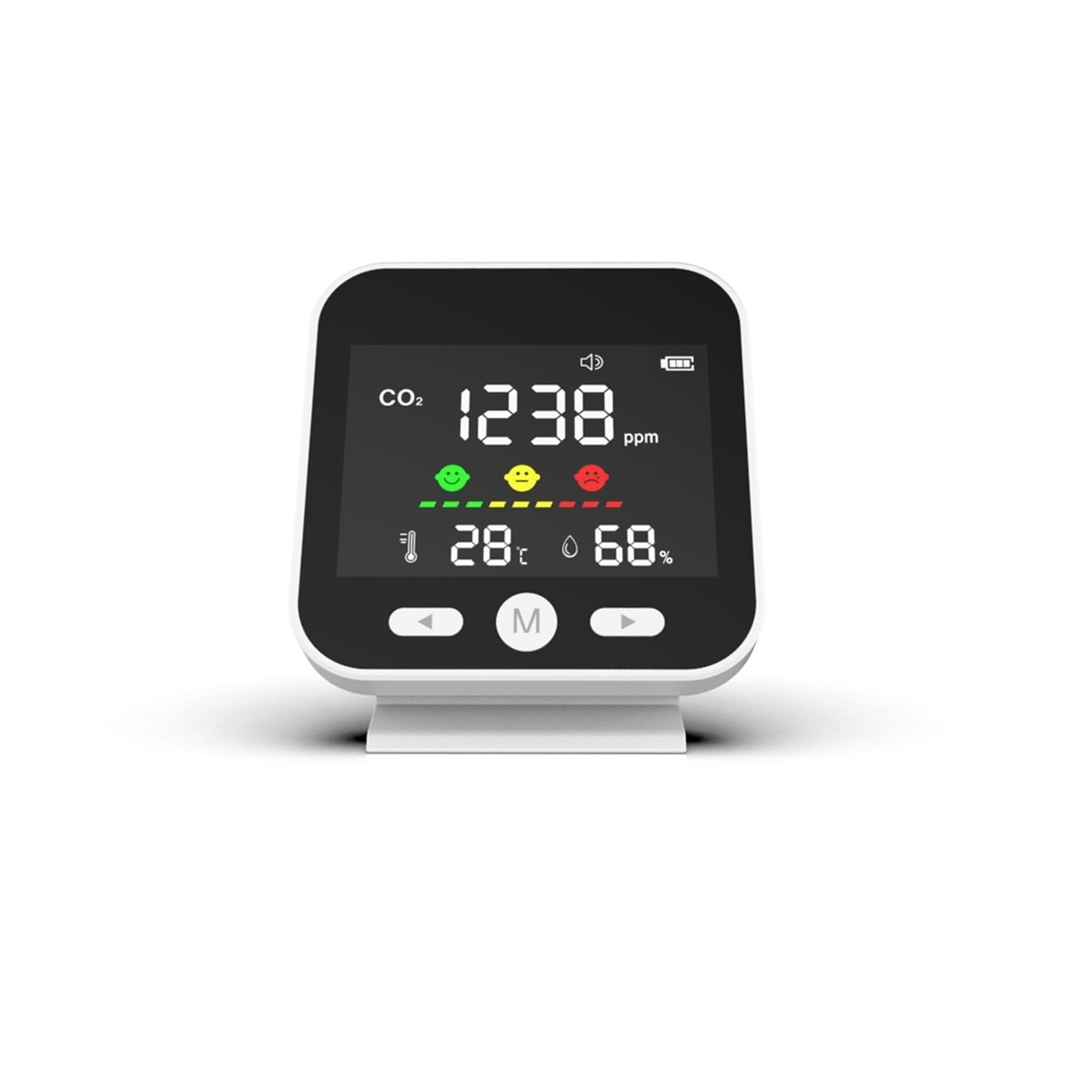 Gasdetektor, Carbon Dioxide Detector CO2 Concentration Meter Detection für Arbeit, Zuhause