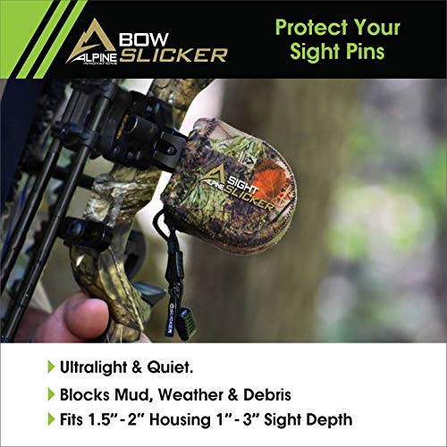 Alpine Innovations Sight Slicker - Protect Your Bow Sight With The Sight Slicker. Easy To Put On And Remove. Perfect For Archery Hunts. (Stealth Shadow Large) #TOP2
