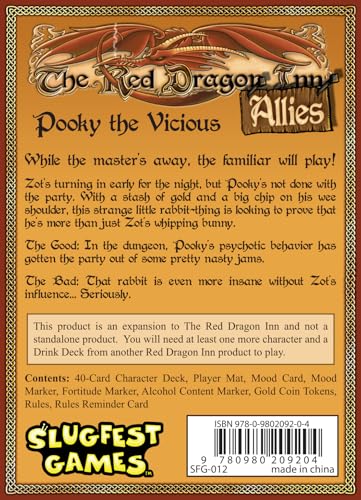 The Red Dragon Inn: Allies - Pooky - Expansión de Juego de Cartas miniatura 2