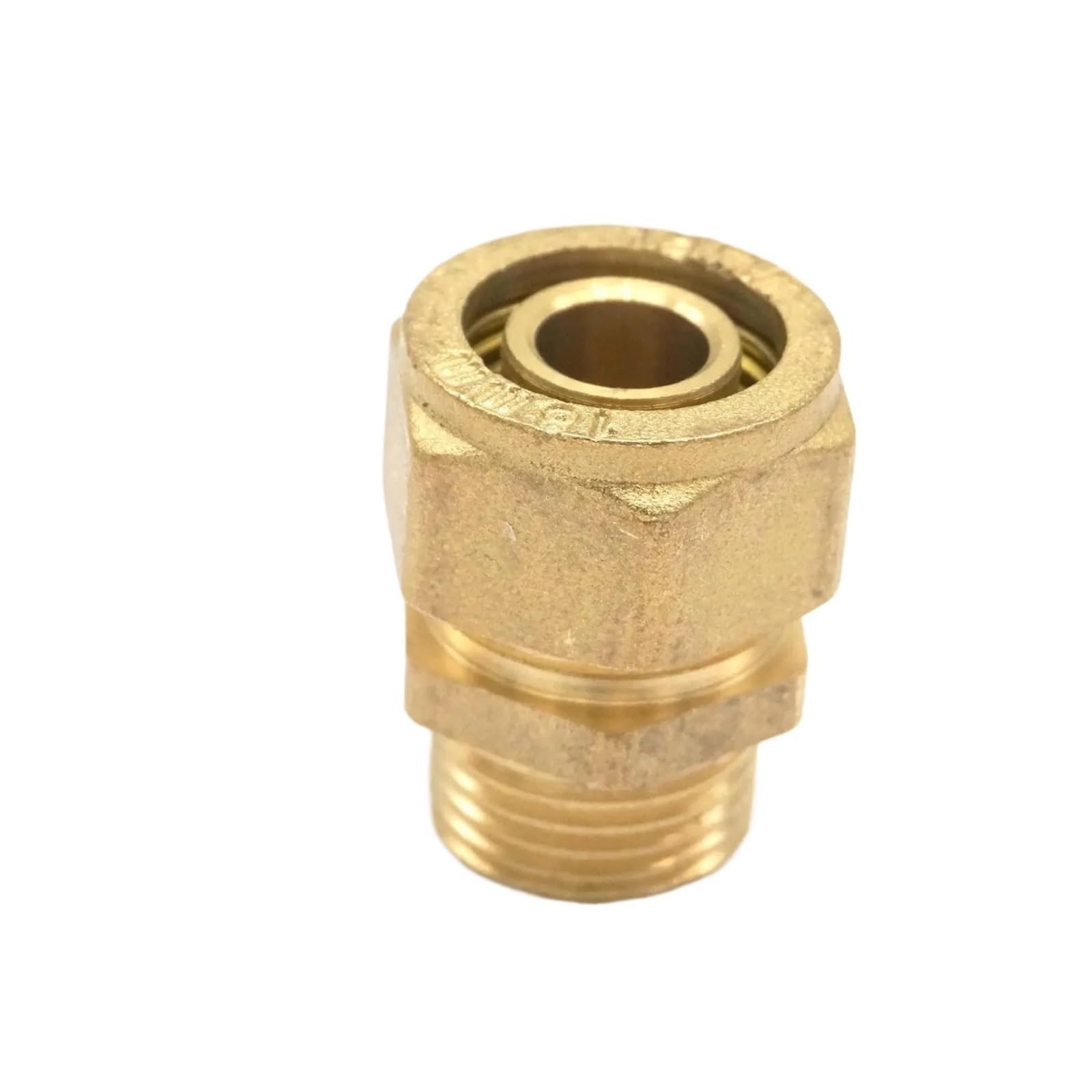 Epaknhgd Men's 12X16mm 1Pc Bsp Thread Brass Pipe Fitting For Solar Water Heater