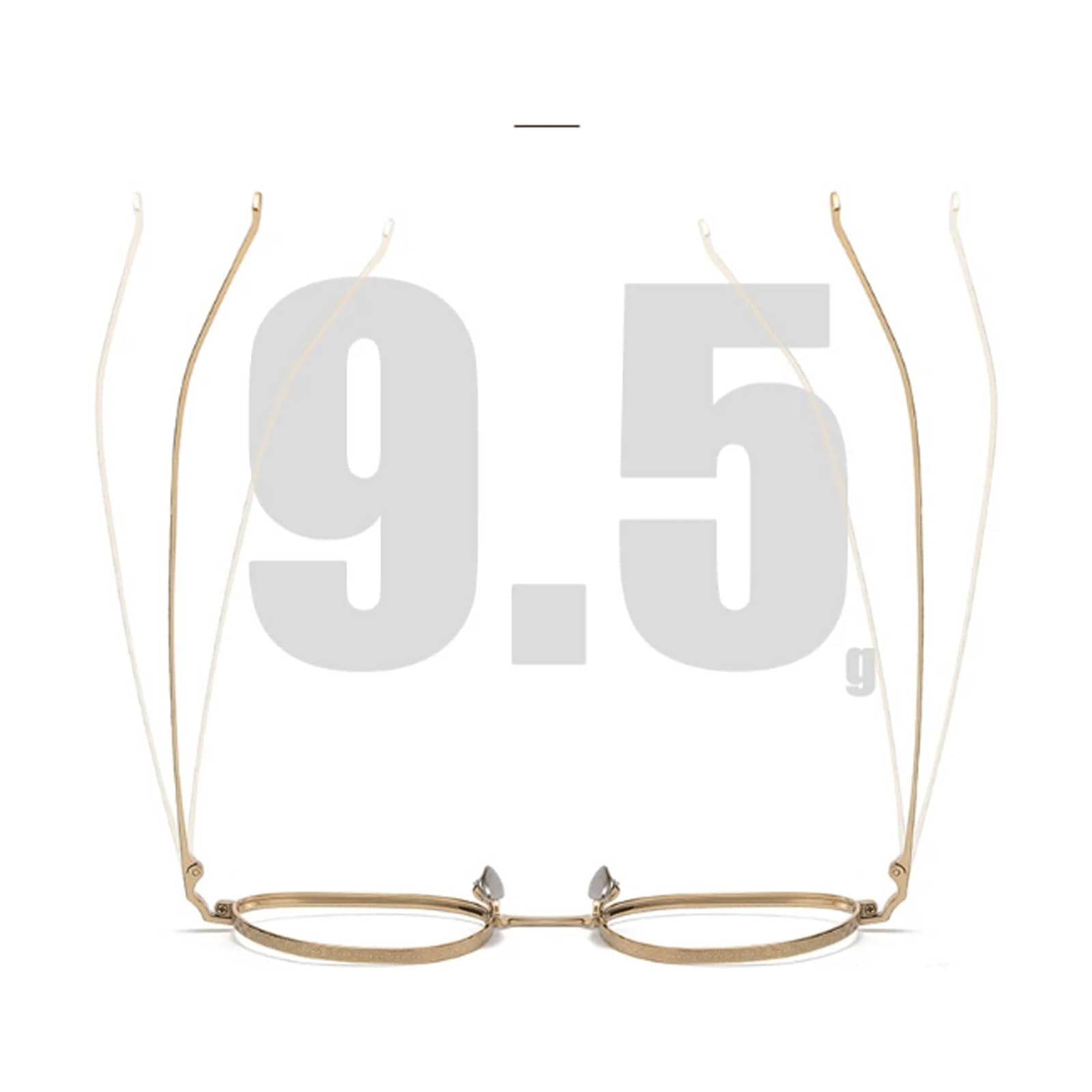 EYPKPL Runde Brillengestelle, Brillengestelle aus reinem Titan, ergonomisches Design, Brillengestelle für den täglichen Gebrauch, Brillen mit klaren Gläsern