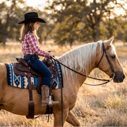 Image of Motasha Girls Cowgirl Boots Unisex-Child Mid Calf Glitter Toddler Cowboy Boot Little Big Kids Western Riding Shoes