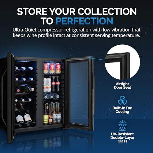 Newair NWB077BKD0 27 Inch Wine And Beverage Refrigerator thumb #2