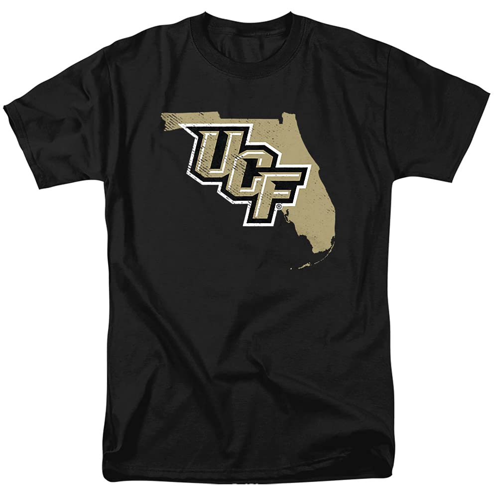 University of Central Florida UCF UCF Knights Official State Shape Unisex Adult T Shirt,State Shape, X-Large