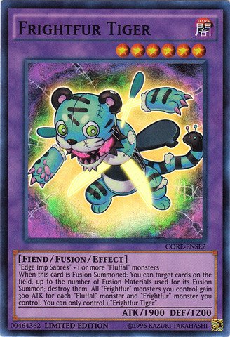 Amazon.com: YU-GI-OH! - Frightfur Tiger (CORE-ENSE2) - Clash of