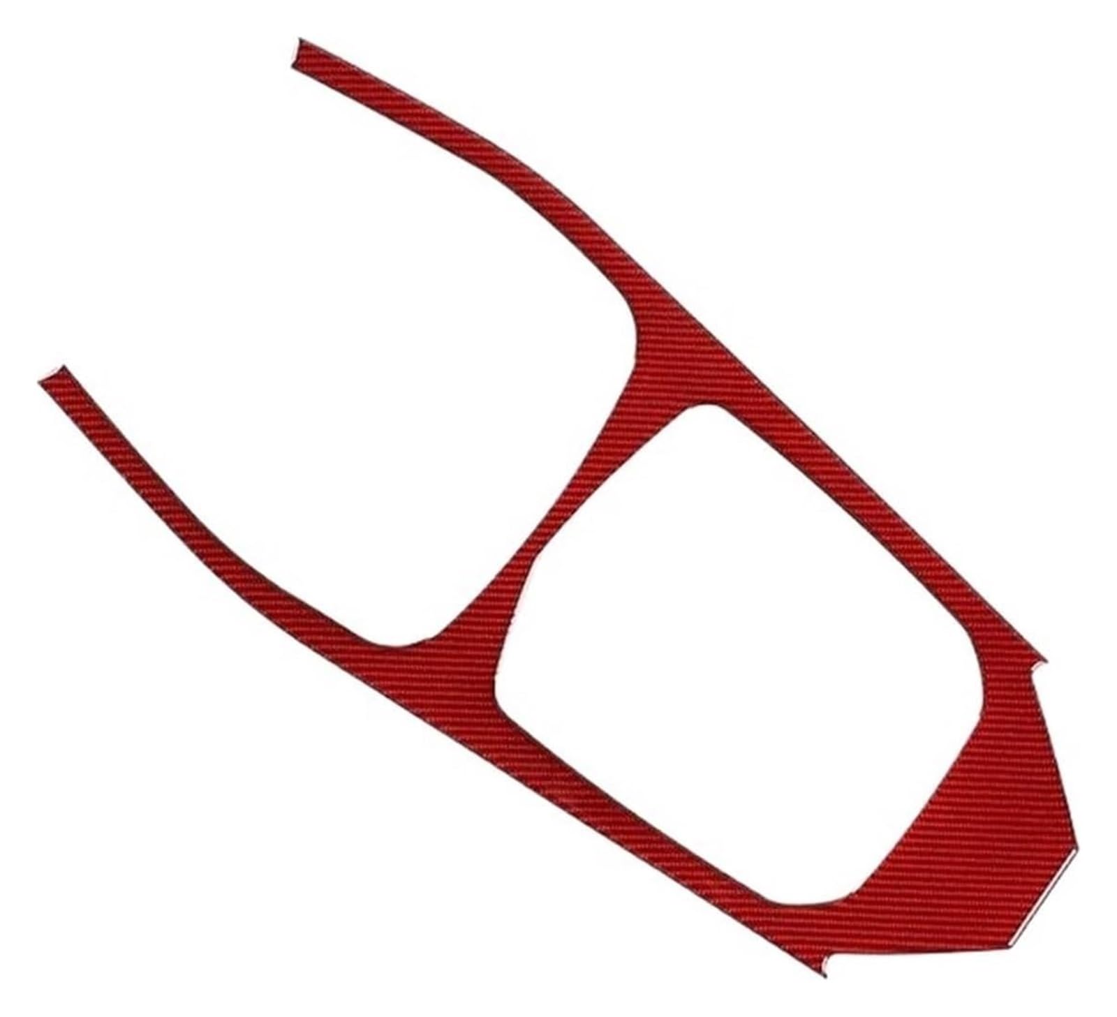 Qwqnsd Lhd Red Carbon For 1 Series 2 F40 F44 2020-2023 Car Center Control Panel Frame Decoration Sticker Car Interior Mouldings(Lhd Red Carbon)