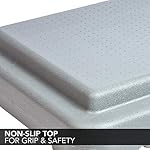 The Step (Made in USA) 4 Inch Stackable Aerobic Exercise Platform (Grey) with Non-Slip Surface and Nonskid Feet to Prevent Sliding - Image 5