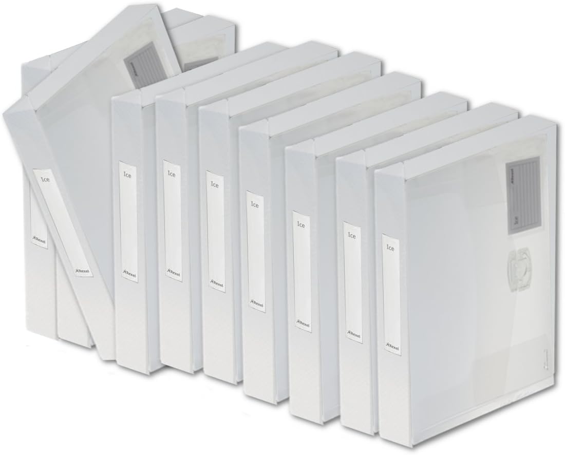 Rexel Ice A4 Plus Document Box Files, 25 mm - Pack of 10