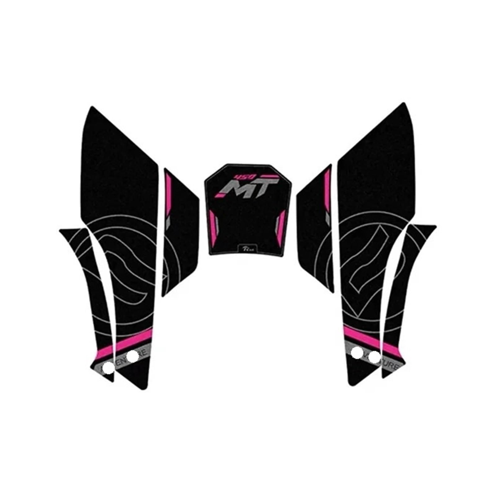 Motorcycle Side Stickers Fuel Tank Decal for CFMOTO 450 MT 450mt Tank Pad Protector Knee Pad Grip Pad Grips Stickers Tank Fuel Tanks Pads