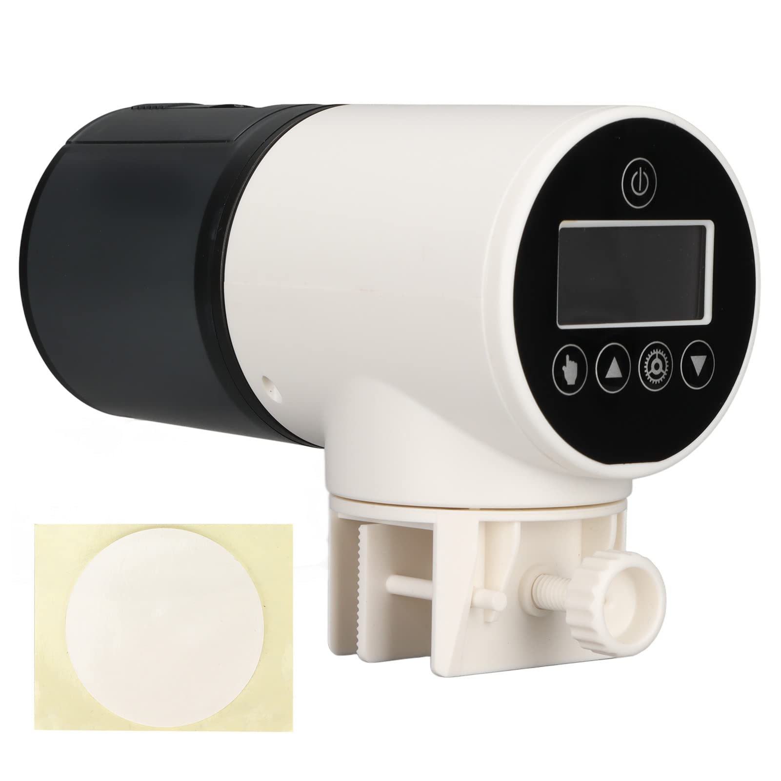 Gavigain Automatic Fish Feeder, 12 24 Hour Timer, Manual Feed Option, Battery Powered, for Fish, Turtles, Frogs, and Aquatic Pets