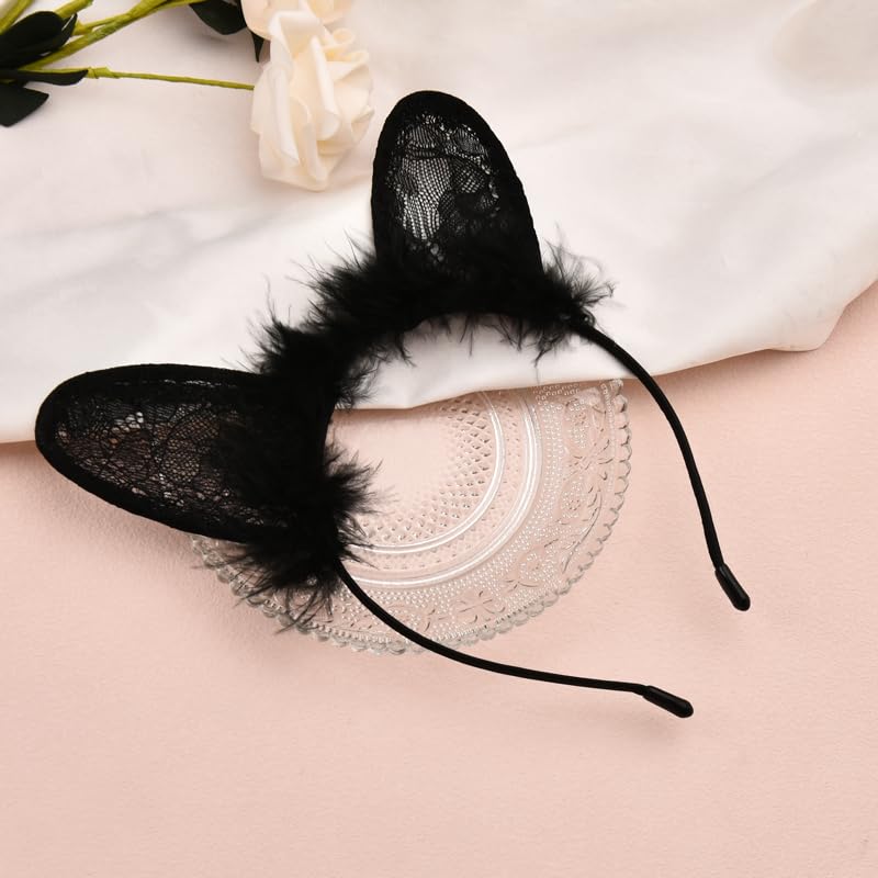Diadema De Orejas De Gato Con Brillo Para Niña 6pz Colores Triangulo Diadema De Orejas De Gato Con Brillo Para Niña 6pz Colores Triangulo
