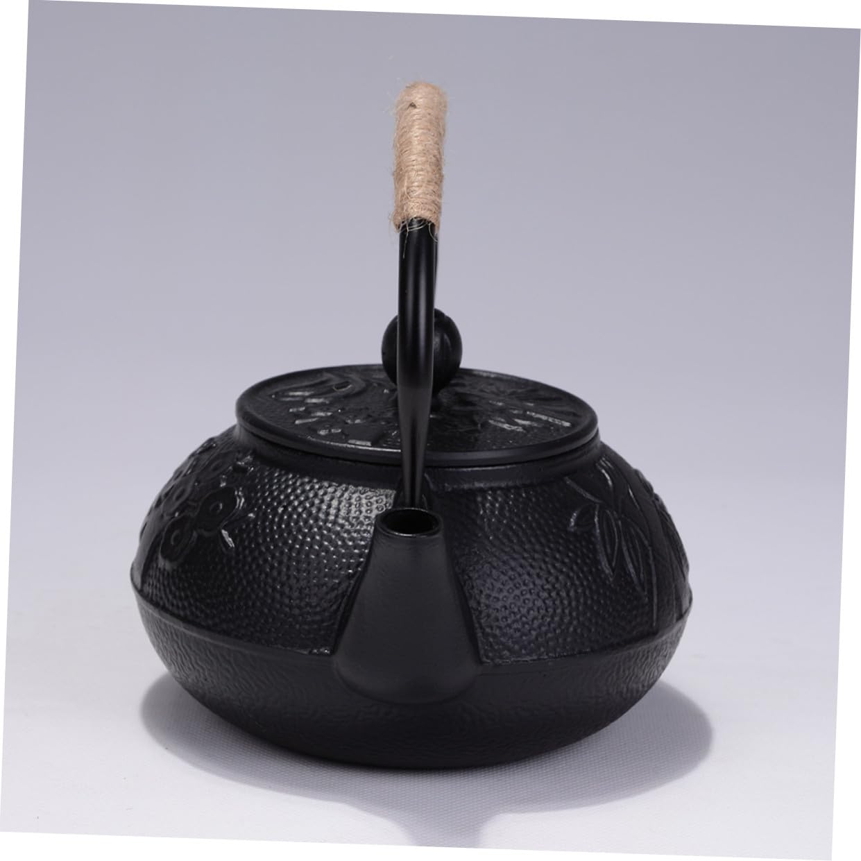 PRETYZOOM Tetera de Hierro Fundido Multifunción 0,6 L, Práctica y Portátil Hogar, Adecuado para Preparar Té Diseño Delicado