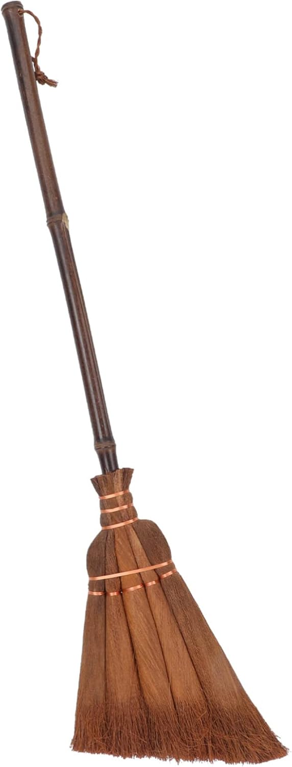 Zerodeko 1pc Children's Broom Blender Handheld Small Thai Broom Barn Multifunctional Cleaning Brush Dirt Dust Retro Decor Heavy Duty Cleaning Lobby Bamboo Floor Props Baby