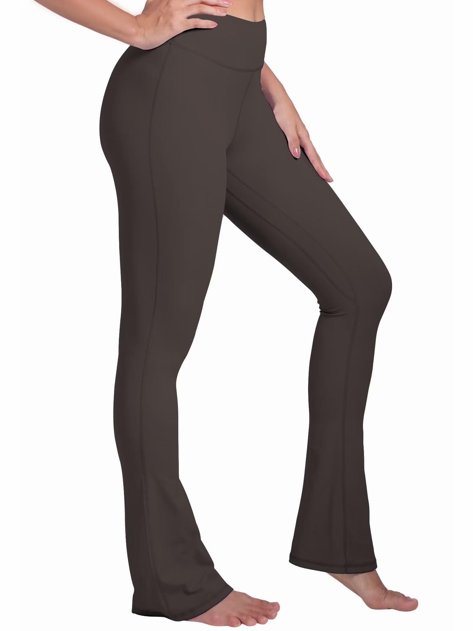 Sunzel Butterflycra Mini Legging évasé Taille Haute pour Femme, contrôle du Ventre, Pantalon de Yoga évasé décontracté pour Yoga, entraînement, Gym