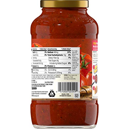 Image of Prego Pasta Sauce, Traditional Italian Tomato Sauce, 24 Ounce Jar (Pack of 4)