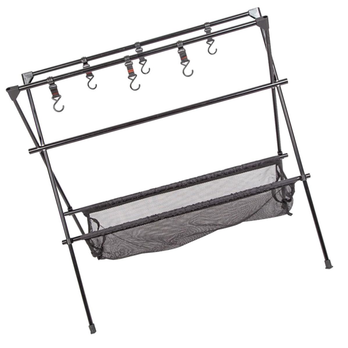Trépied de Camping Pliable en Alliage D’aluminium Noir