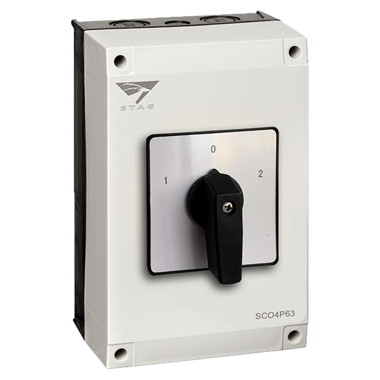 Coffret Inverseur De Source Manuel 63a Monophasé Ou Triphasé Pour Groupe électrogène - Avec Position 0
