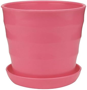 3.6 Inch Plastic Mini Flower Pots with Drainage Holes and Saucers Small Pots Small Planters for Indoor Plants Colorful House Plant Pots for Flowers,vegetables,and Herbs, Succulent,garden Decor