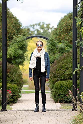 Funky Junque Women's Soft Warm Winter Knit Scarf Wrap Shawl - Mother's Day Gift - Tie Dye & Chenille Collection 6