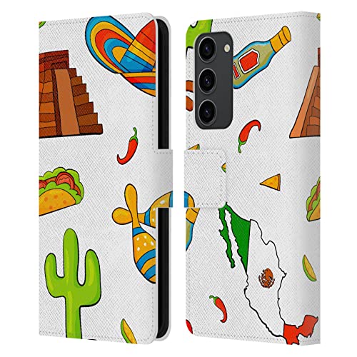 Étui portefeuille en cuir compatible Samsung Galaxy S23+ 5G Haroulita antichoc