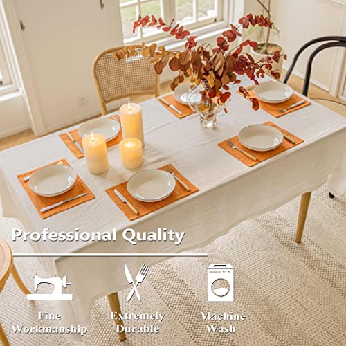 image for Home Brilliant Cloth Placemats Set of 6 Heat Resistant Dining Table Pl