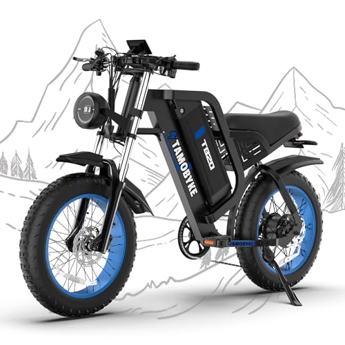 Tamobyke TB20 Electric Bike for Adults, 1500W Motor, 35MPH, 48V 25Ah Removable...