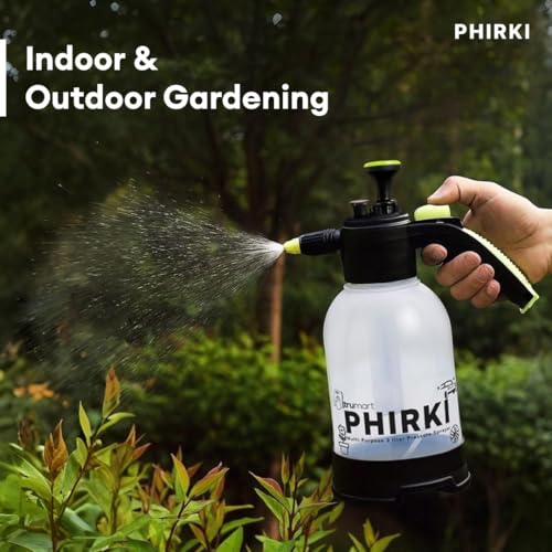 Image of Smart 2L Heavy-Duty Pressure Sprayer - Mist & Stream, Hand Pump for Home, Garden, Pest Control & Cleaning, Portable Hand Compress, Multi-Use Watering Can.