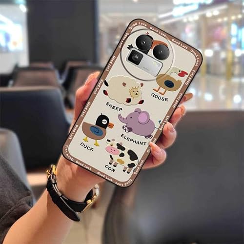 Phone Case Compatible with Realme GT8 China/C85 5G, Soft case Cartoon Anti-dust Dirt-resistant Cover Shockproof Silicone Full wr