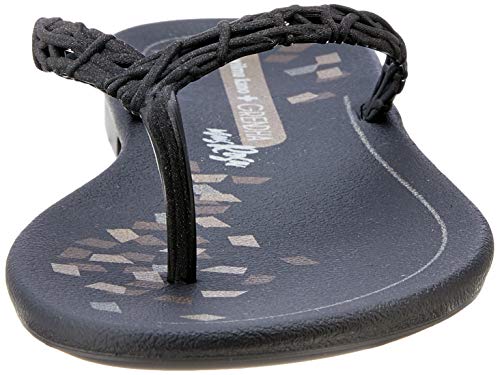 Rasteira Mais Rosa Sensações, Grendha, Feminino, Preto, 38
